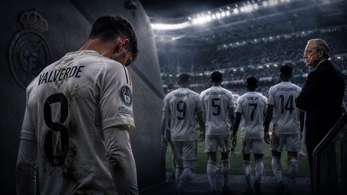 Valverde đứng trước nguy cơ bị Real Madrid thanh lý vào cuối mùa giải