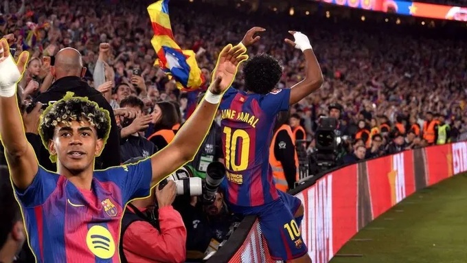 Ở tuổi 18, Lamine Yamal đã trở thành ngôi sao số một của Barca. Ảnh: TUDN