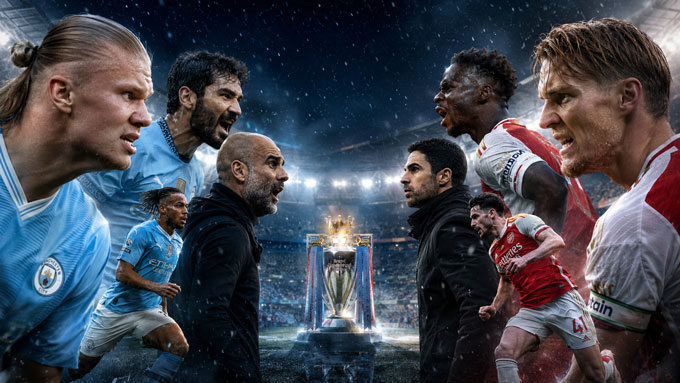 Man City và Arsenal vẫn đang đua vô địch quyết liệt