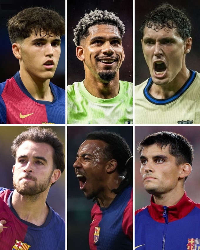 Barca đang có rất nhiều lựa chọn cho vị trí trung vệ. Ảnh: X