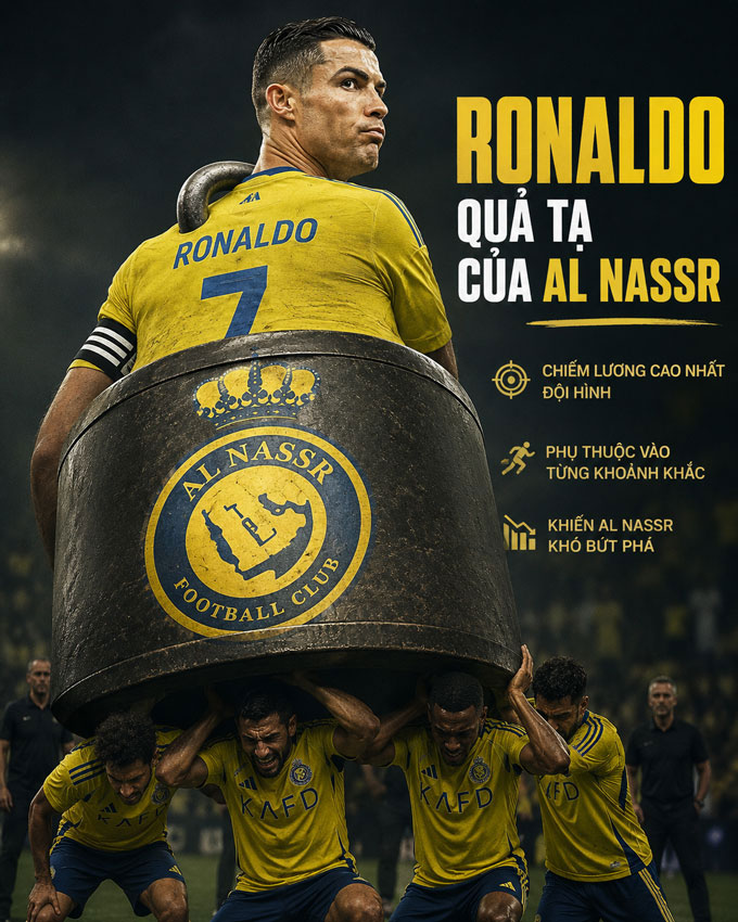 Ronaldo đang kéo lùi Al Nassr?