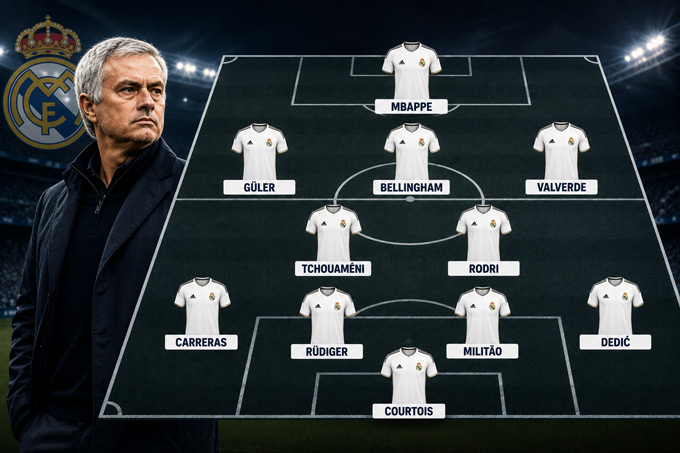 Đội hình dự kiến của Real Madrid dưới thời Mourinho