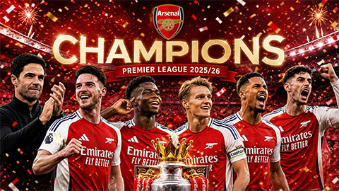Arsenal vô địch: Sau 22 năm chờ đợi, cuối cùng nước mắt cũng hóa pháo hoa