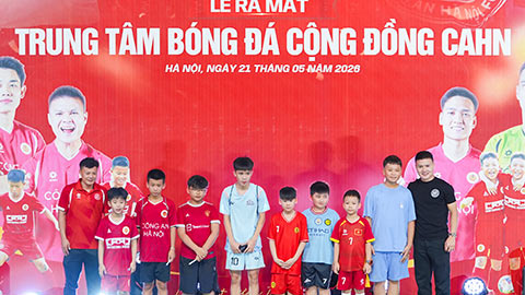Trợ lý Thành Lương và Quang Hải 'tìm' lứa cầu thủ mới cho CAHN
