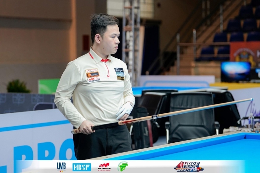 Bao Phương Vinh quyết tâm giành danh hiệu World Cup đầu tiên trong sự nghiệp. Ảnh: HBSF