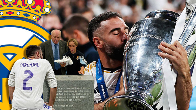 Dani Carvajal chia tay Real Madrid trong sự tri ân của hơn 8 vạn NHM tại Bernabeu