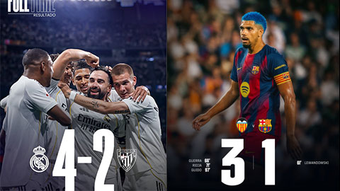 Real đại thắng, Barca thua sốc ở vòng cuối La Liga