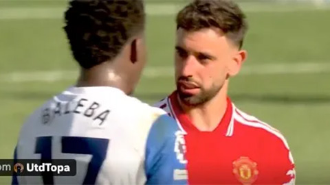 Bruno Fernandes gây sốt vì động thái với Baleba