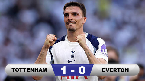 Kết quả Tottenham 1-0 Everton: Tottenham trụ hạng thành công