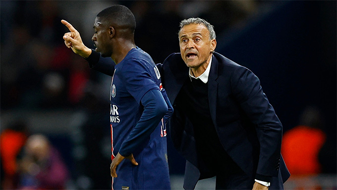 Dembele và Luis Enrique từng "cơm không lành, canh chẳng ngọt"
