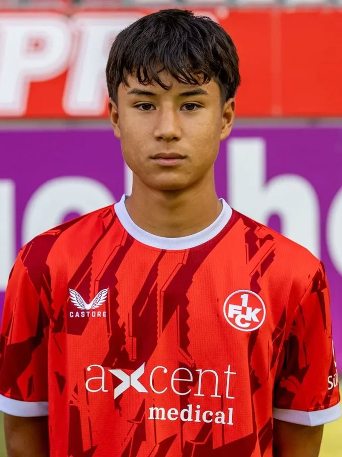 David Schnoor đang thi đấu cho đội U17 Kaiserlautern - Ảnh: FC Kaiserlautern
