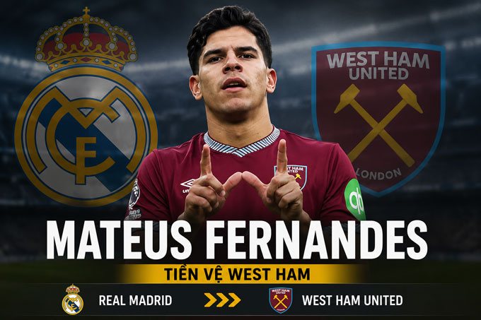 Mourinho muốn có Mateus Fernandes tại Real