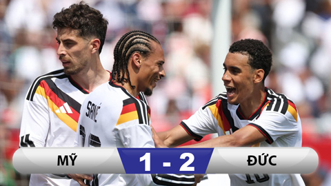  Kết quả Mỹ 1-2 Đức: Người hùng Havertz