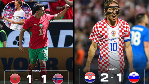  Morocco hòa Na Uy, Croatia thắng nghẹt thở Slovenia trước thềm World Cup 2026