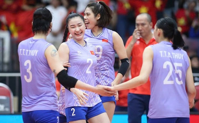 Đội tuyển bóng chuyền nữ Việt Nam sẽ gặp nhiều đối thủ mạnh tại VTV Cup 2026