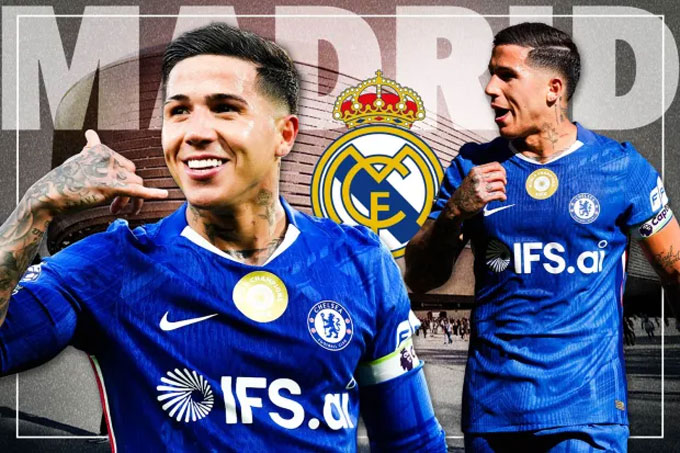 Enzo Fernandez có thể là bản hợp đồng bản lề trong đại kế hoạch của Mourinho và Perez - Ảnh: The Sun