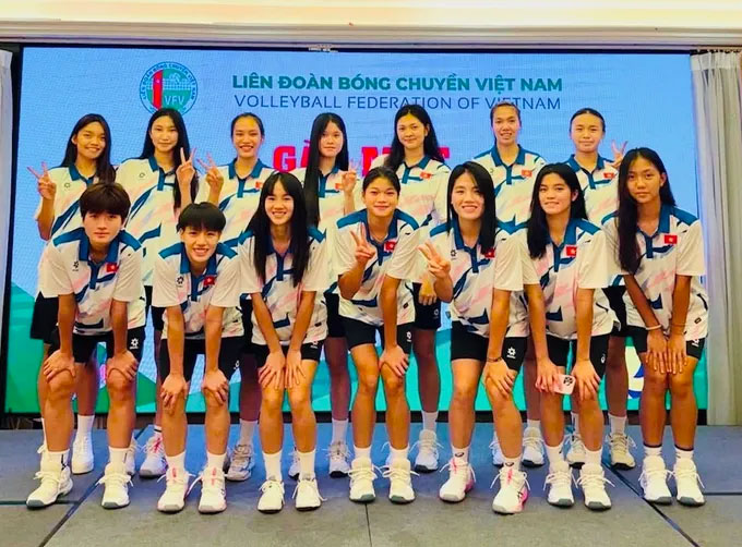 Đội tuyển bóng chuyền nữ U18 Việt Nam sẽ sang Thái Lan vào ngày 21/6