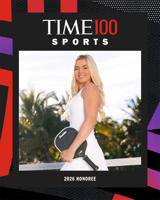 Anna Leigh Waters lọt vào nhóm “Nhà đổi mới” của TIME100 Sports