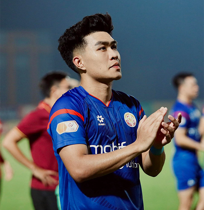 Lý Đức không thể cùng PVF-CAND trụ hạng thành công ở V.League 2025/26 - Ảnh: FBNV