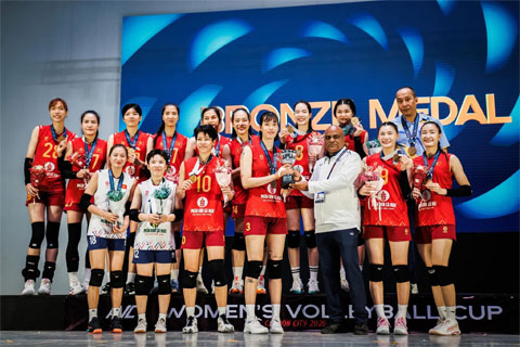 Thanh Thúy và các đồng đội giành hạng 3 chung cuộc tại AVC Cup 2026
