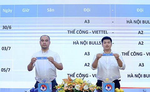 Lễ bốc thăm chia bảng và xếp lịch thi đấu vòng loại U21 Quốc gia 2026 - Ảnh: VFF