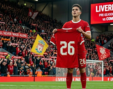 Munoz đã ký hợp đồng nhưng chưa hội quân cùng Liverpool