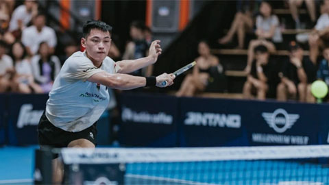 Trương Vinh Hiển dừng chân tại bán kết giải pickleball ở Bắc Kinh
