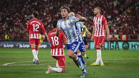 Malaga giành vé trở lại La Liga sau chiến thắng nghẹt thở trước Almeria