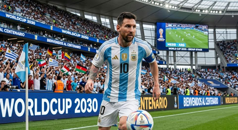 Messi để ngỏ khả năng tham dự World Cup 2030 - Ảnh: AI