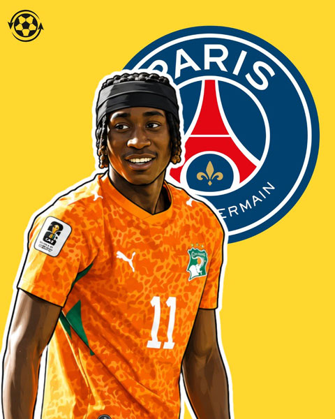 Diomande muốn khoác áo PSG - Ảnh: @DeadlineDayLive