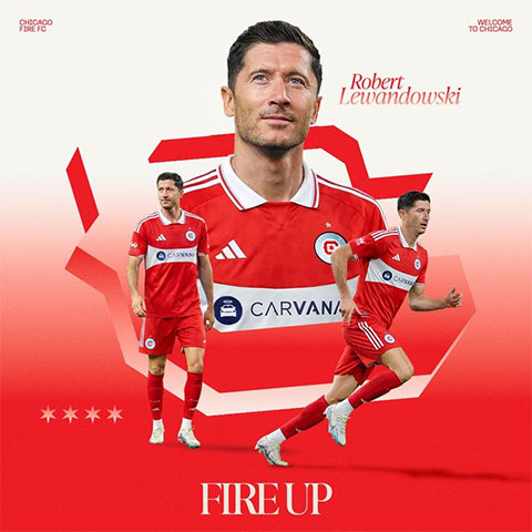 Lewandowski là tân binh của Chicago Fire
