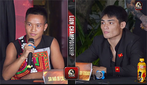 Sa Mã Dĩ Cách và Nguyễn Thành Thoan 'ăn miếng trả miếng' ở buổi Media Day tối 10/7