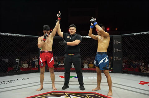 Nguyễn Hữu Hân thắng Shen Long (knock-out kỹ thuật TKO)