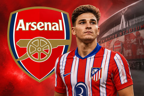 Arsenal chỉ có thể chi tối đa 90 triệu euro cho Alvarez