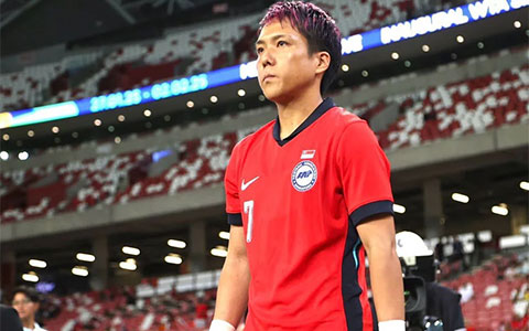 Kyoga Nakamura là ngôi sao số 1 của Singapore ở AFF Cup 2026