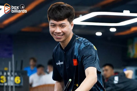 Lường Đức Thiện vô địch Giải billiards châu Á 2026. Ảnh: Box Billiards