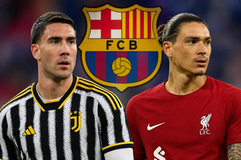 Barca nhắm mua Vlahovic và Nunez