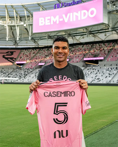 Casemiro sẽ mặc áo số 5 tại Inter Miami