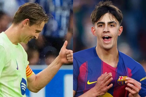 Chấn thương của De Jong mở ra cơ hội cho Marc Bernal khẳng định vai trò trên hàng tiền vệ Barca