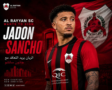 Sancho có thể gia nhập Al Rayyan