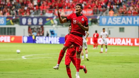 Fandi liên tục ghi bàn cho Singapore. Ảnh - NST Singapore