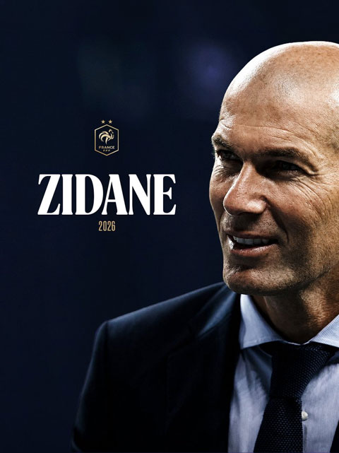 Zidane ra mắt ĐT Pháp với tư cách HLV trưởng - Ảnh: @equipedefrance