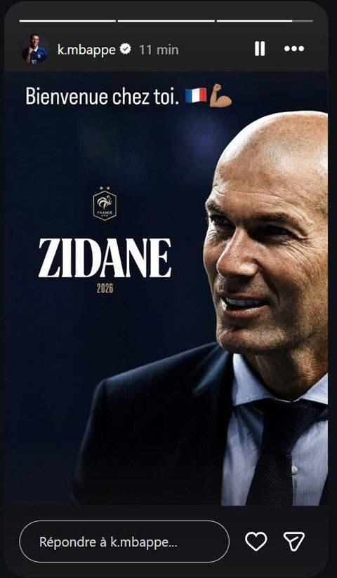 Mbappe đăng thông điệp chúc mừng trên trang cá nhân