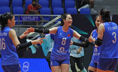 Đội tuyển bóng chuyền nữ Việt Nam tự tin bước vào tranh T ở chặng một SEA V.Cup 2026