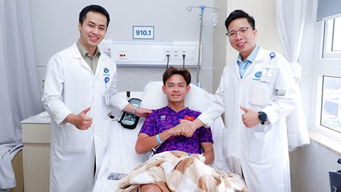 Bùi Vĩ Hào đứt dây chằng, phẫu thuật lần thứ 2 trong chưa đầy 2 năm