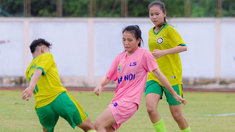 Giải nữ U16 VĐQG 2026: Hà Nội bám đuổi ngôi đầu