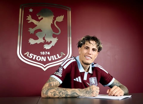 Garnacho gia nhập Aston Villa theo hợp đồng cho mượn từ Chelsea