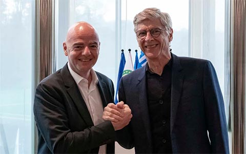 Ông quá thân thiết với Infantino