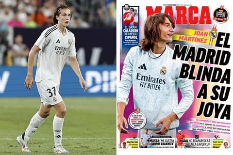Hai năm sau khi ra mắt đội một Real Madrid, Joan Martinez đang đứng trước một cơ hội khác. Ảnh: Marca