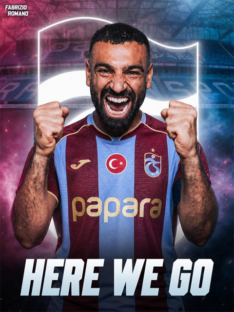 Salah quyết định chọn khoác áo Trabzonspor - Ảnh: Fabrizio Romano